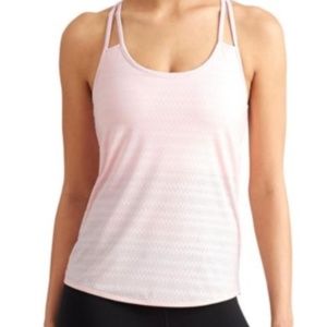 ATHLETA Full Force Tank Pink Built in Bra- Sz XXS